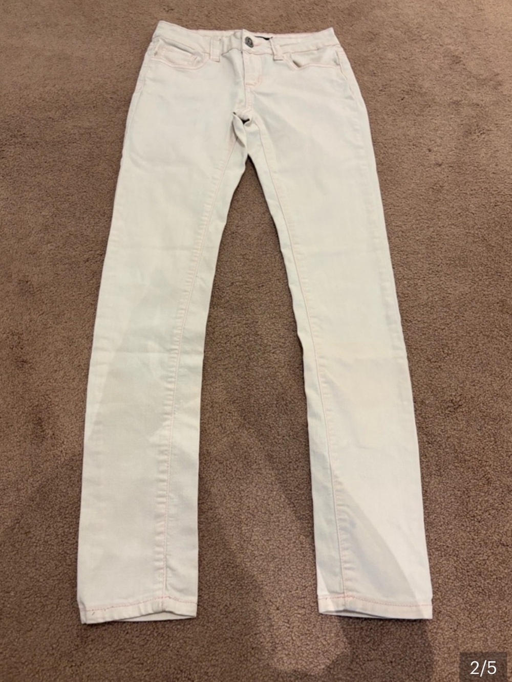3 for $14 seductions FD light pink skinny jeans size 5
